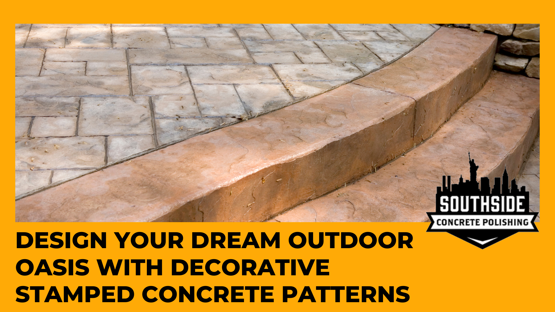 Design Your Dream Outdoor Oasis with Decorative Stamped Concrete 2